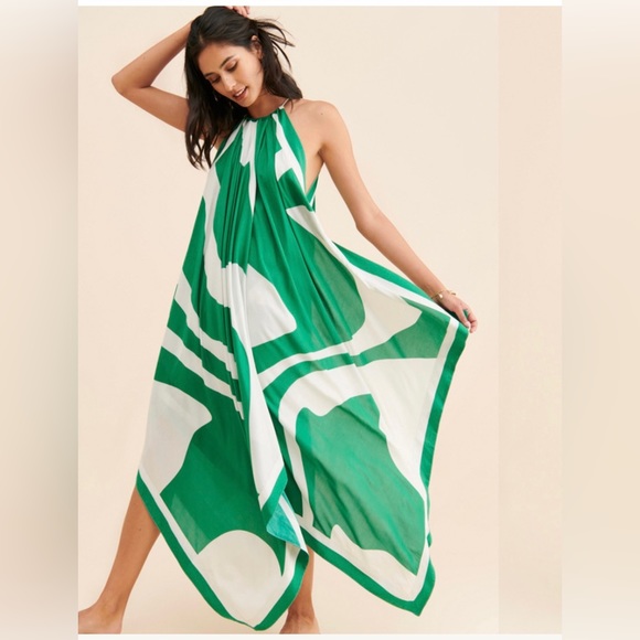 Anthropologie Dresses & Skirts - Let me Be Halter Hanky Hem Dress